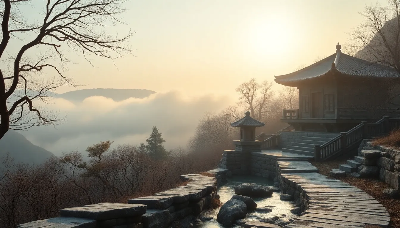 강원도 영월의 아름다운 풍경